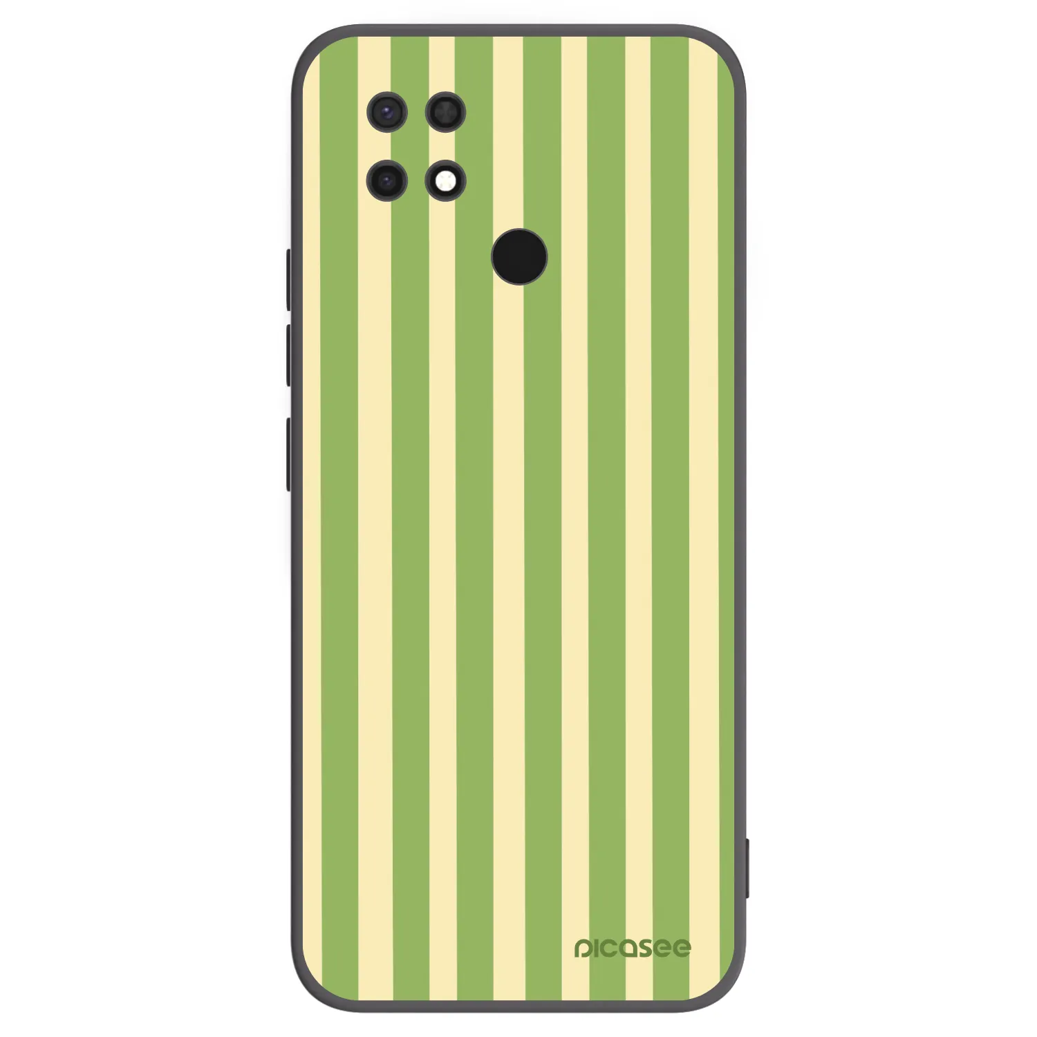 Picasee husă neagră din silicon pentru Xiaomi Redmi 10C - Lines Matcha
