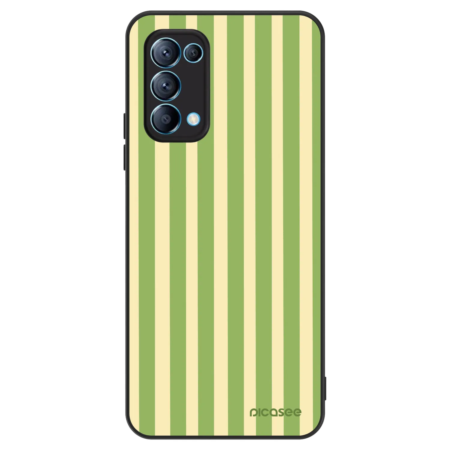 Picasee ULTIMATE CASE pentru OPPO Reno 5 5G - Lines Matcha