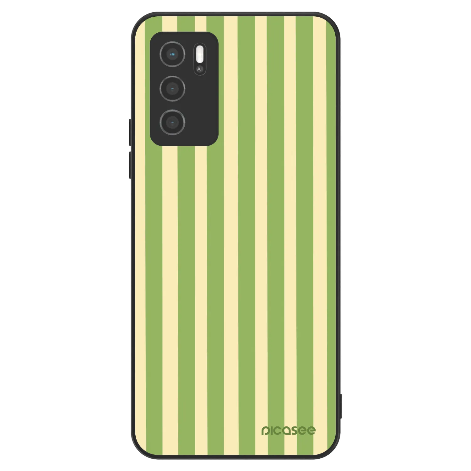 Picasee ULTIMATE CASE pentru OPPO A16s - Lines Matcha