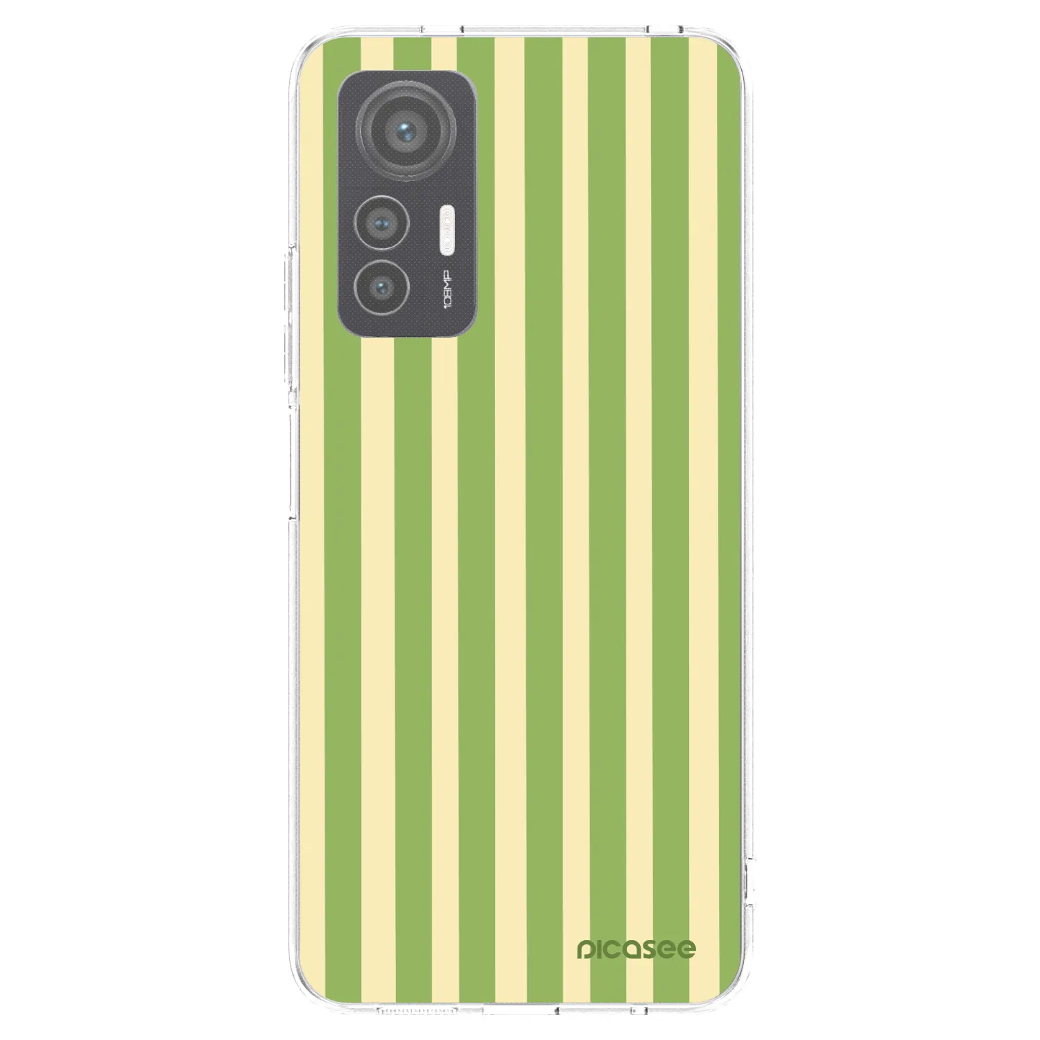 Picasee husă transparentă din silicon pentru Xiaomi 12 Lite - Lines Matcha