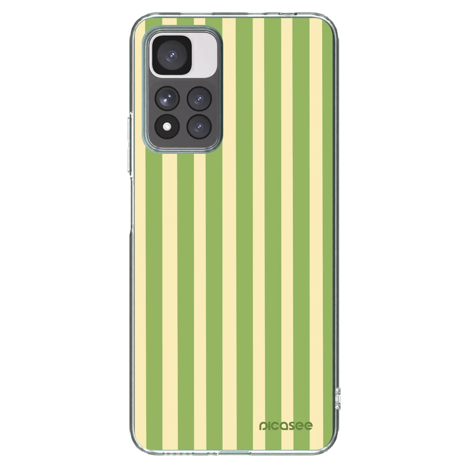 Picasee husă transparentă din silicon pentru Xiaomi Redmi Note 11 Pro+ 5G - Lines Matcha