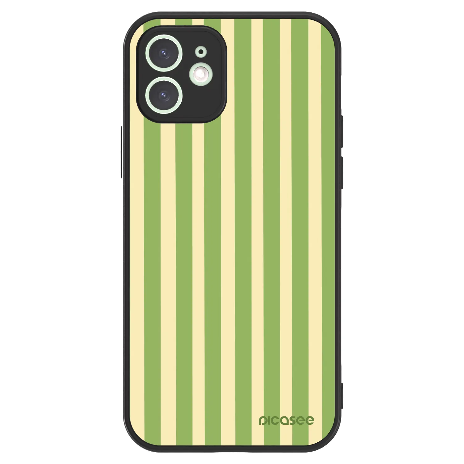 Picasee ULTIMATE CASE MagSafe pentru Apple iPhone 12 - Lines Matcha