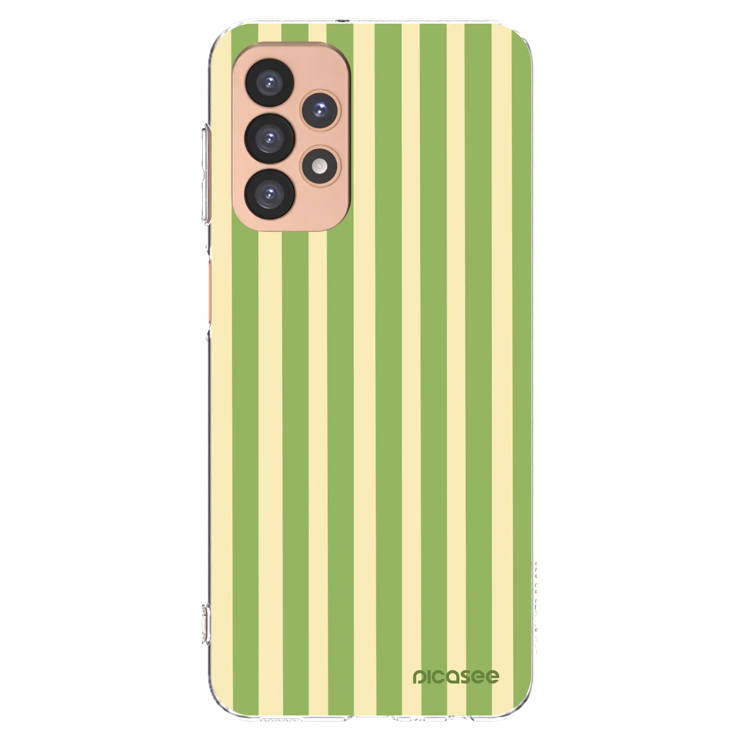 Picasee husă transparentă din silicon pentru Samsung Galaxy A23 A236B 5G - Lines Matcha