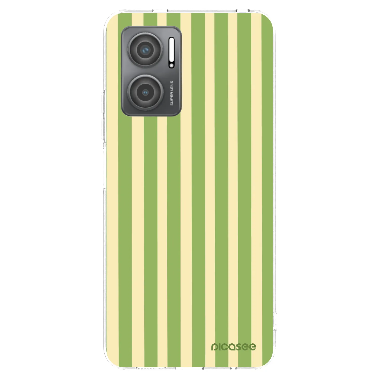 Picasee husă transparentă din silicon pentru Xiaomi Redmi 10 5G - Lines Matcha