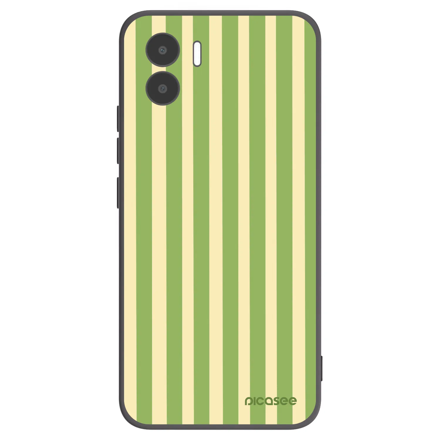 Picasee husă neagră din silicon pentru Xiaomi Redmi A1 - Lines Matcha