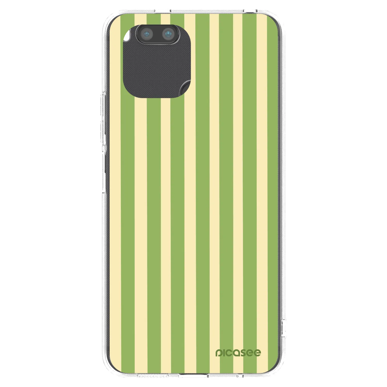 Picasee husă transparentă din silicon pentru Xiaomi Redmi A1 - Lines Matcha