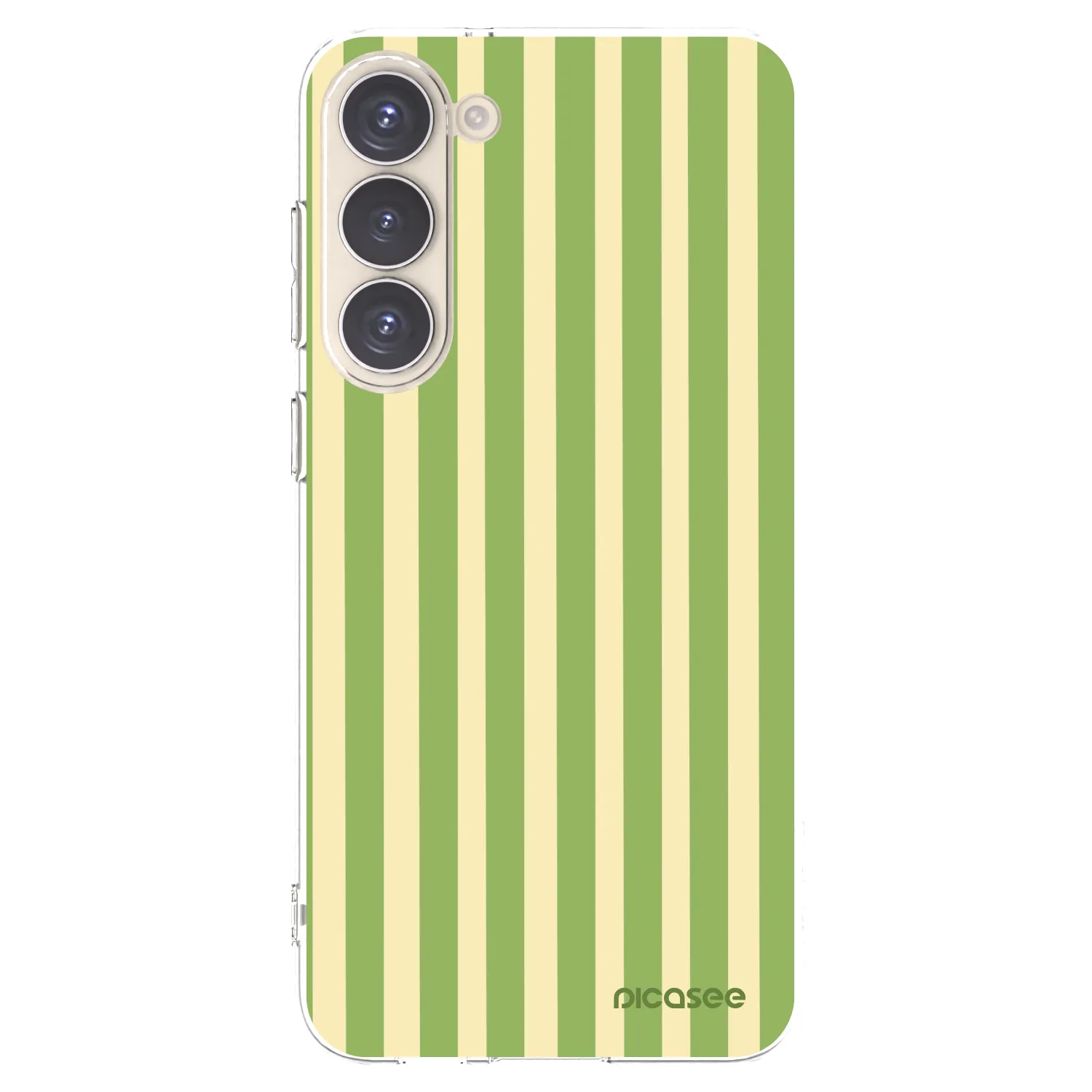 Picasee husă transparentă din silicon pentru Samsung Galaxy S23+ 5G - Lines Matcha