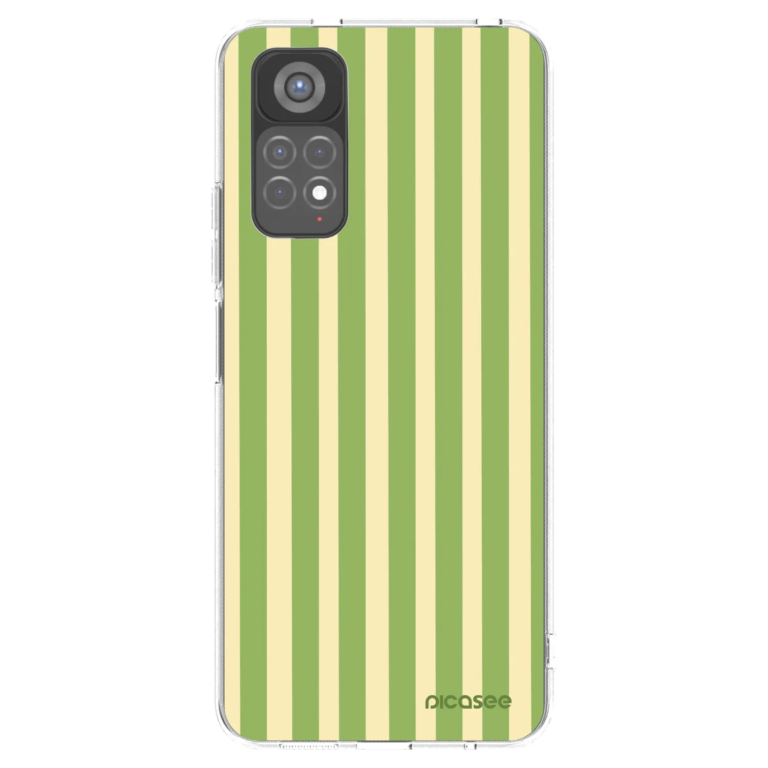Picasee husă transparentă din silicon pentru Xiaomi Redmi Note 11S 5G - Lines Matcha