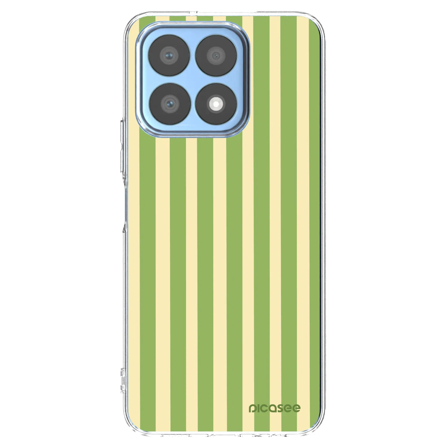 Picasee husă transparentă din silicon pentru Honor X8a - Lines Matcha