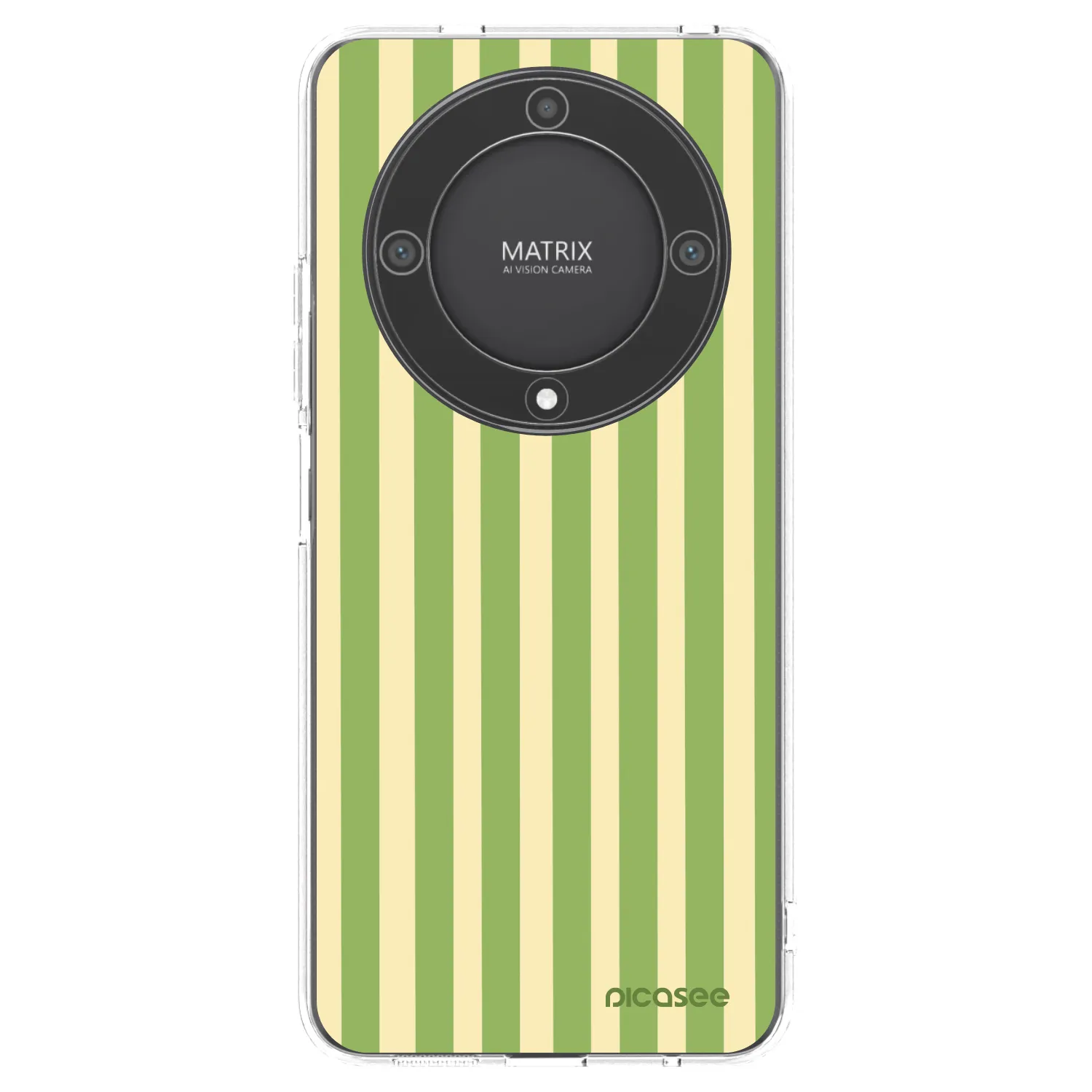 Picasee husă transparentă din silicon pentru Honor Magic5 Lite 5G - Lines Matcha