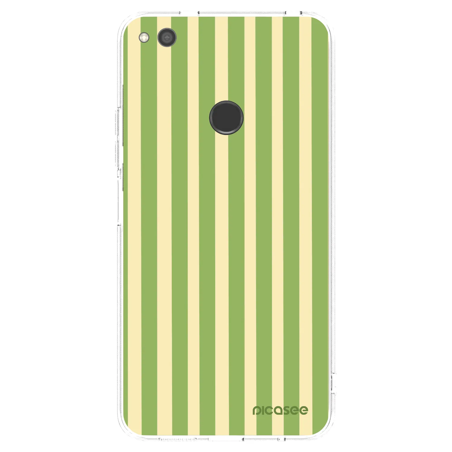 Picasee husă transparentă din silicon pentru Huawei P9 Lite 2017 - Lines Matcha