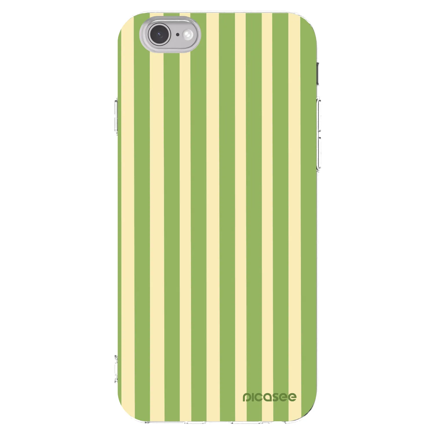 Picasee husă transparentă din silicon pentru Apple iPhone 6/6S - Lines Matcha