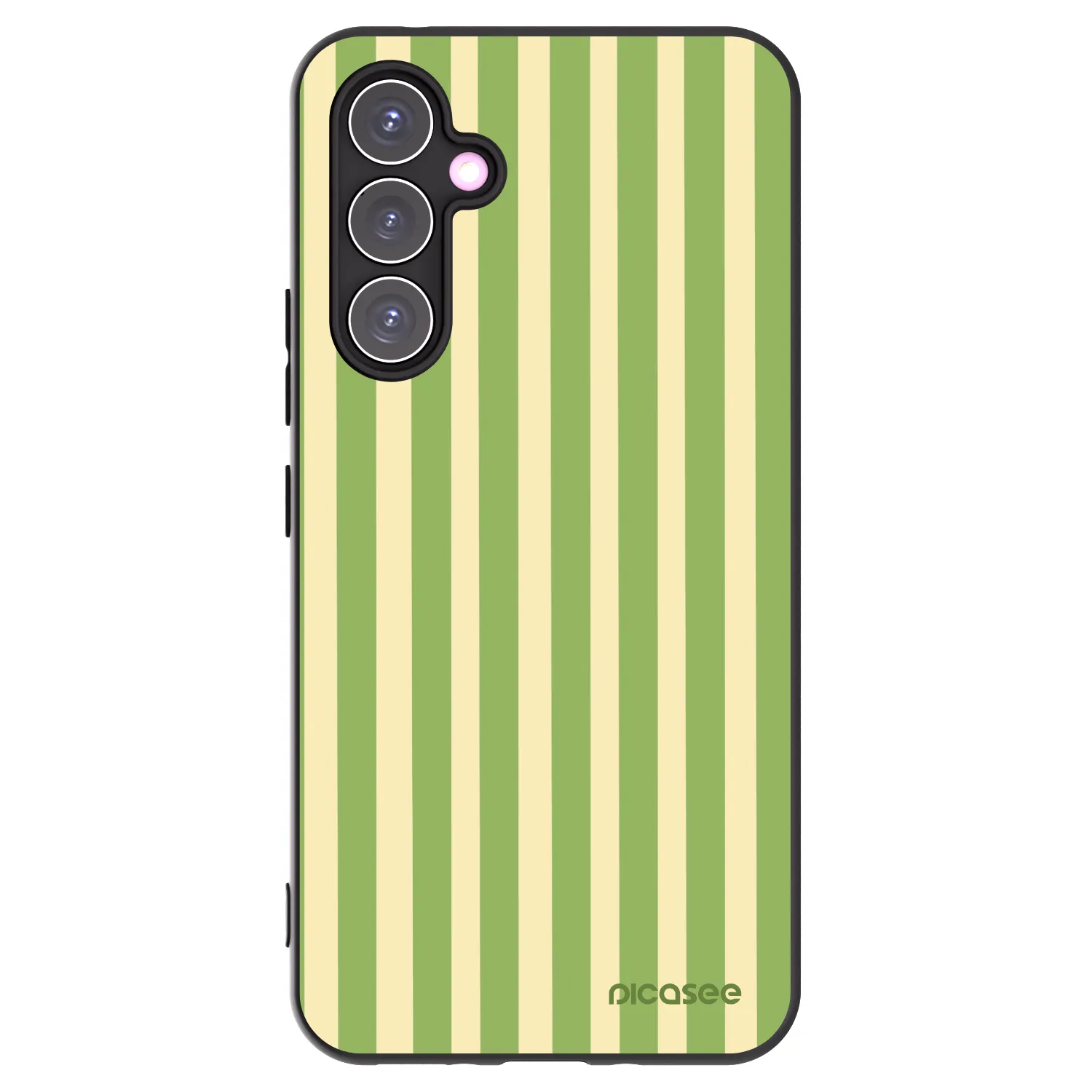 Picasee husă neagră din silicon pentru Samsung Galaxy A54 5G A546B - Lines Matcha
