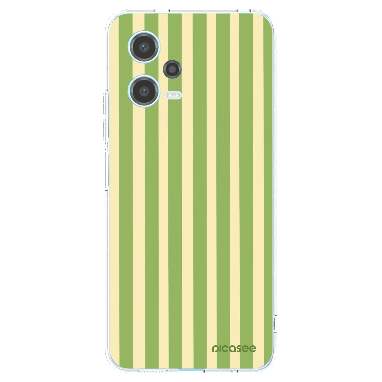 Picasee husă transparentă din silicon pentru Xiaomi Redmi Note 12 5G - Lines Matcha