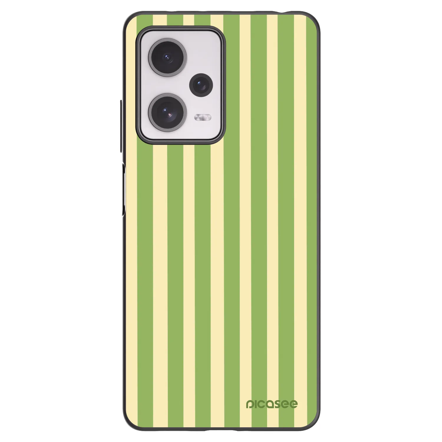 Picasee husă neagră din silicon pentru Xiaomi Redmi Note 12 Pro+ 5G - Lines Matcha