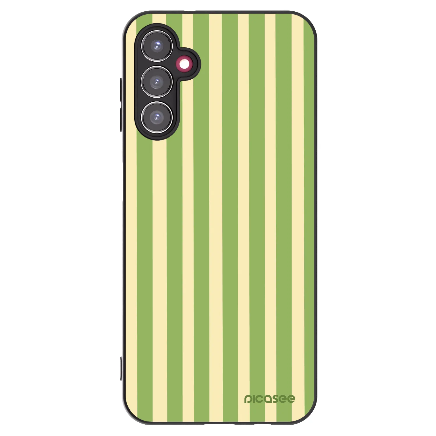 Picasee husă neagră din silicon pentru Samsung Galaxy A14 5G A146P - Lines Matcha