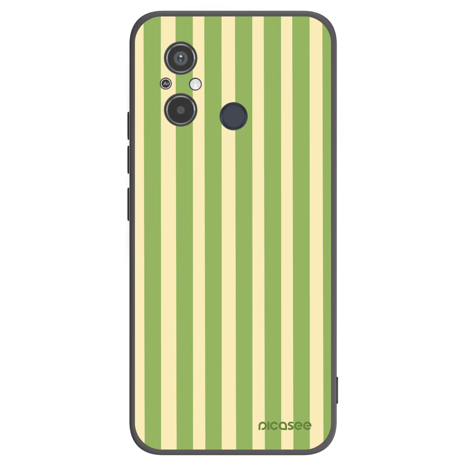 Picasee husă neagră din silicon pentru Xiaomi Redmi 12C - Lines Matcha