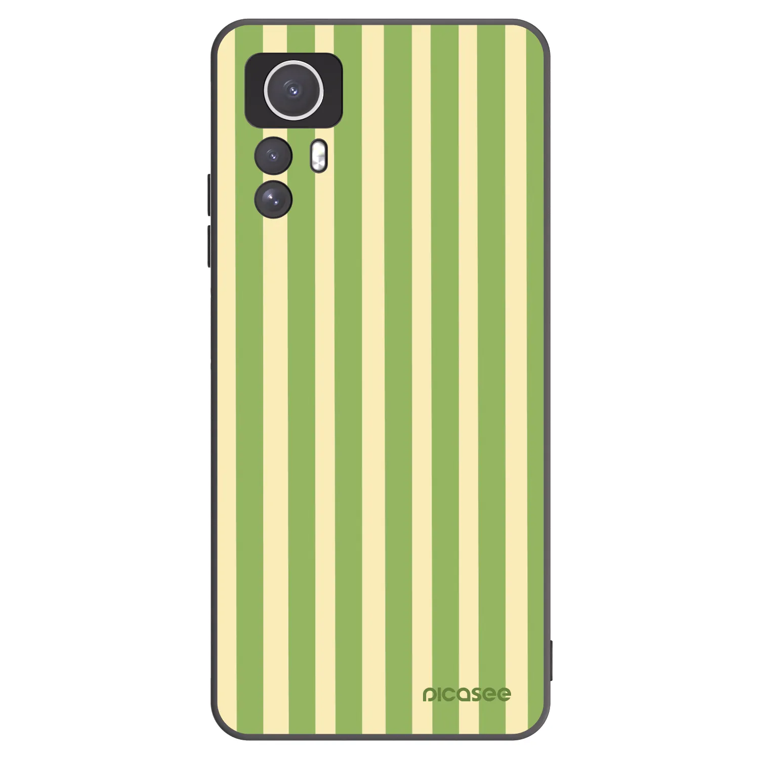Picasee husă neagră din silicon pentru Xiaomi Redmi Note 12S - Lines Matcha