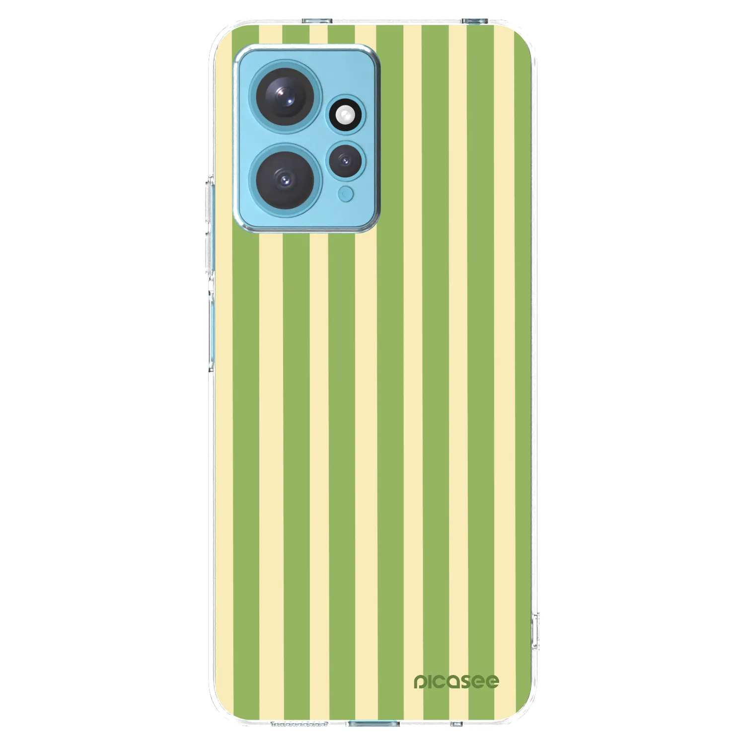 Picasee husă transparentă din silicon pentru Xiaomi Redmi Note 12 4G - Lines Matcha