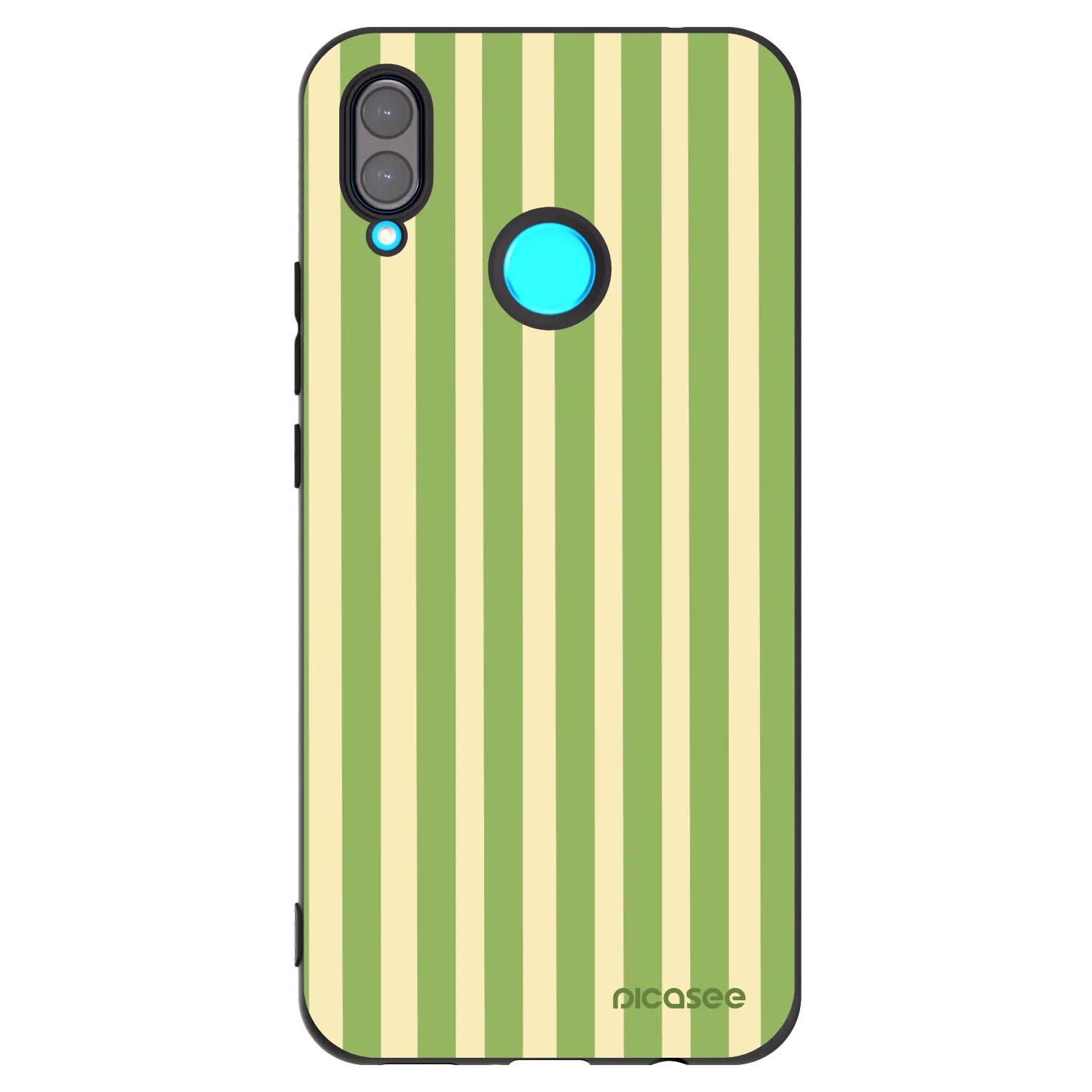 Picasee husă neagră din silicon pentru Huawei Nova 3 - Lines Matcha