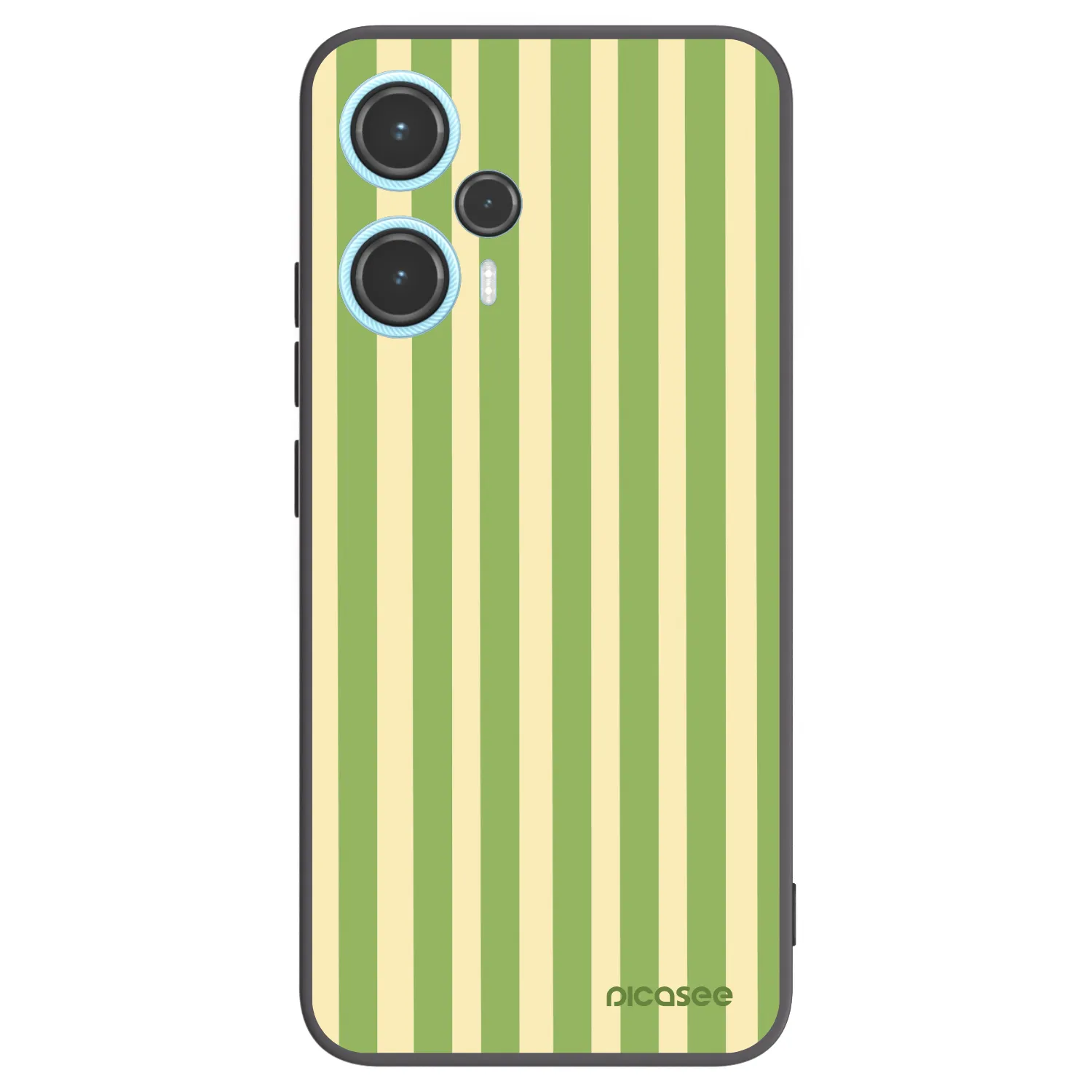 Picasee husă neagră din silicon pentru Xiaomi Poco F5 - Lines Matcha