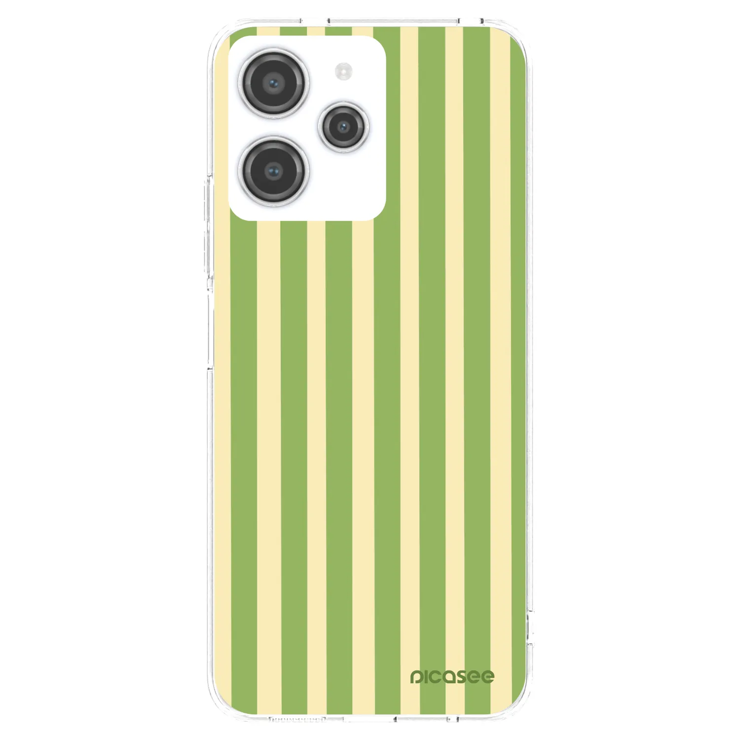 Picasee husă transparentă din silicon pentru Xiaomi Redmi 12 4G - Lines Matcha