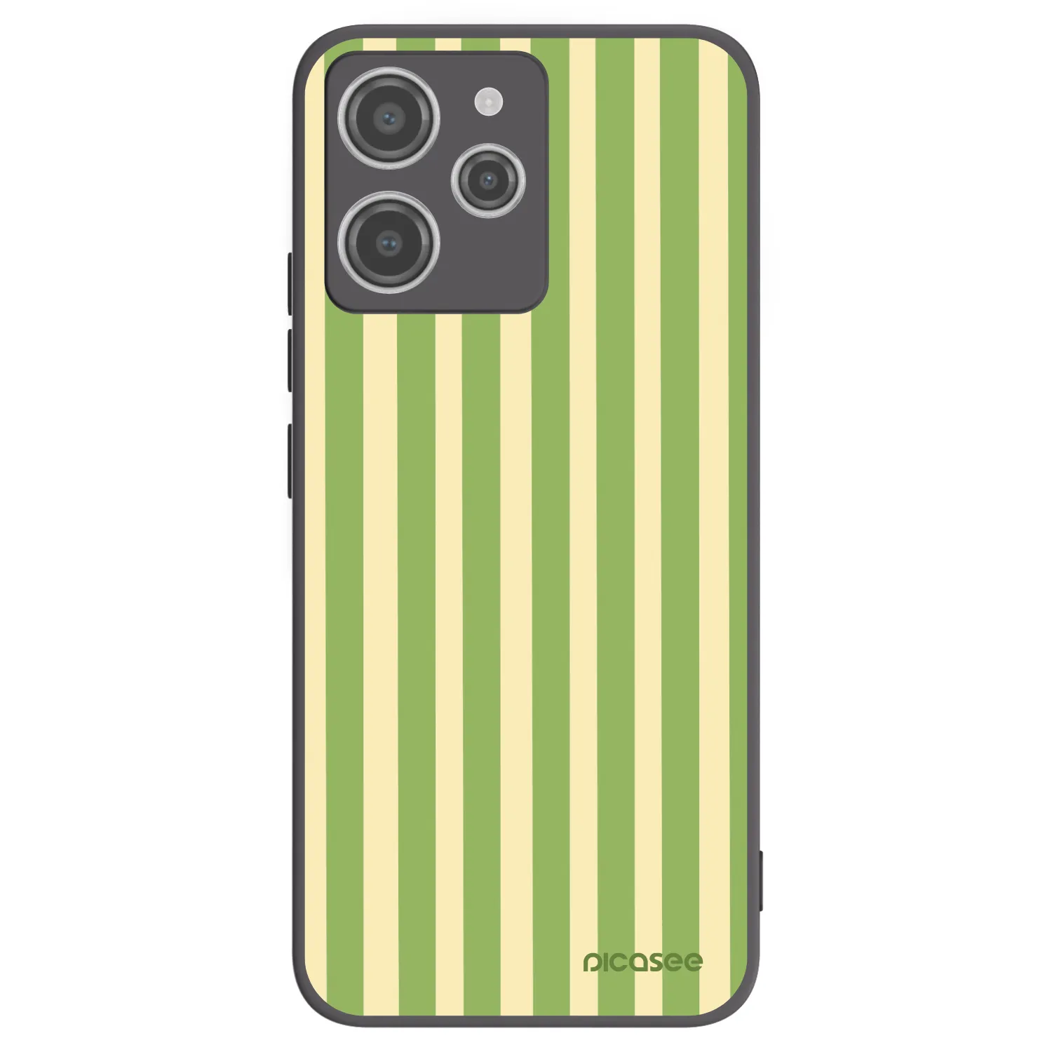 Picasee husă neagră din silicon pentru Xiaomi Redmi 12 4G - Lines Matcha
