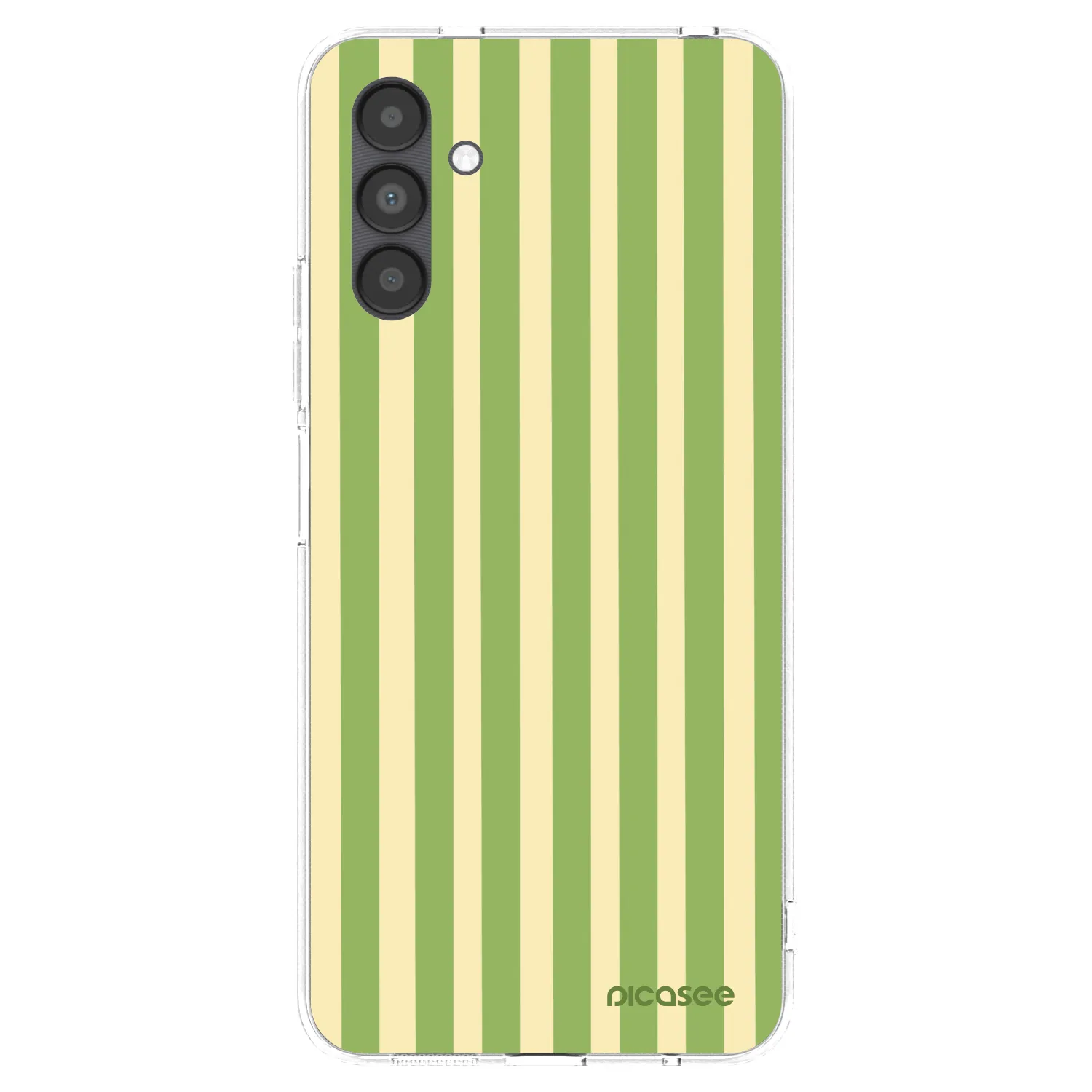 Picasee husă transparentă din silicon pentru Samsung Galaxy A04s A047F - Lines Matcha