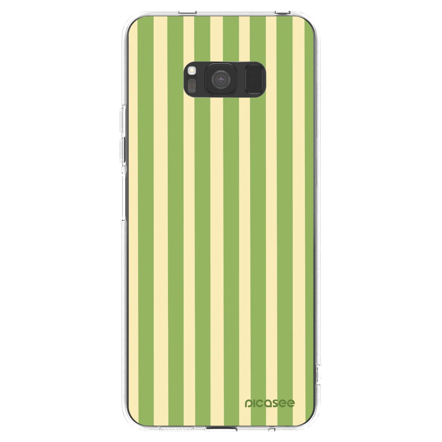 Picasee husă transparentă din silicon pentru Samsung Galaxy S8 G950F - Lines Matcha