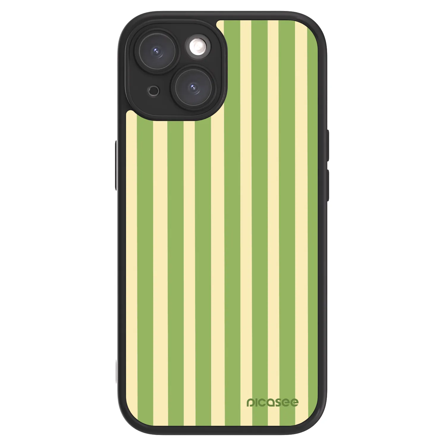 Picasee ULTIMATE CASE pentru Apple iPhone 15 - Lines Matcha
