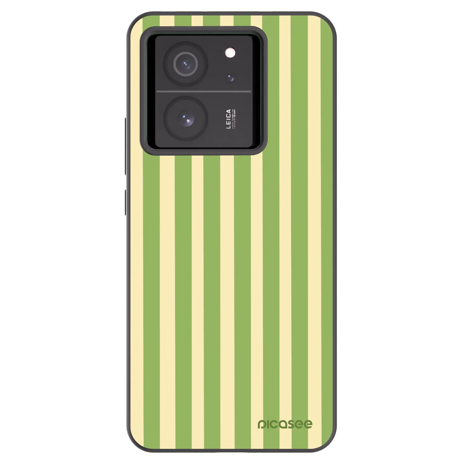 Picasee husă neagră din silicon pentru Xiaomi 13T - Lines Matcha