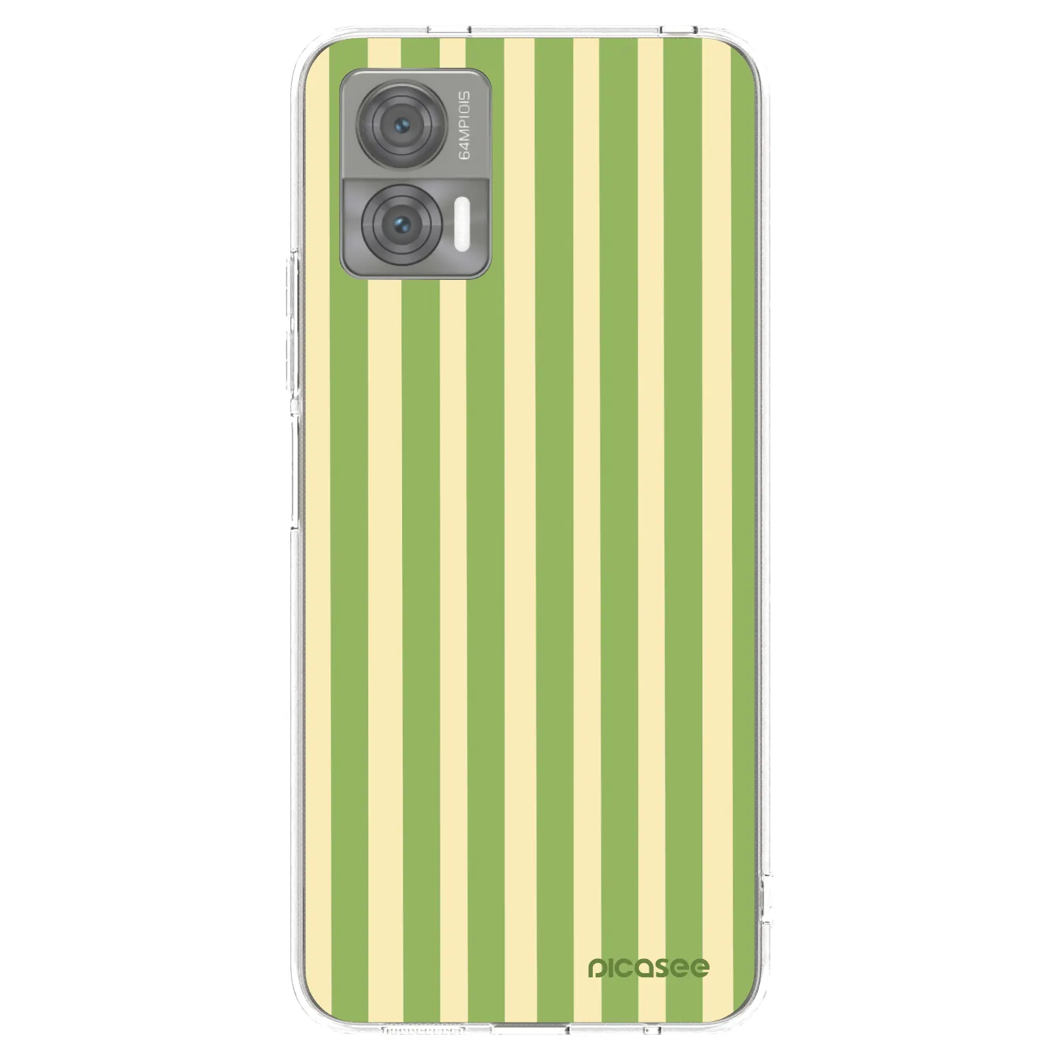 Picasee husă transparentă din silicon pentru Motorola Edge 30 Neo - Lines Matcha