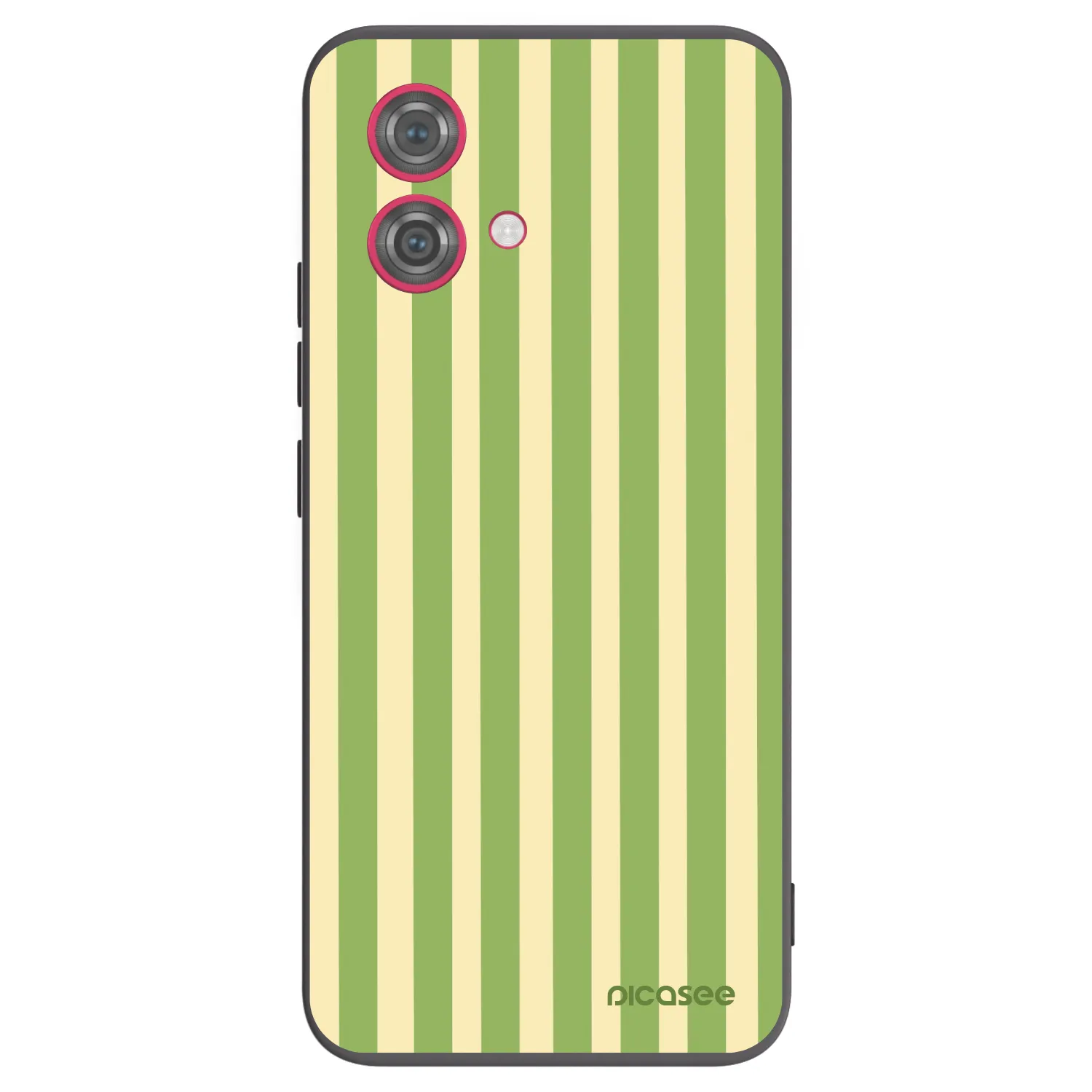 Picasee husă neagră din silicon pentru Motorola Moto G84 5G - Lines Matcha