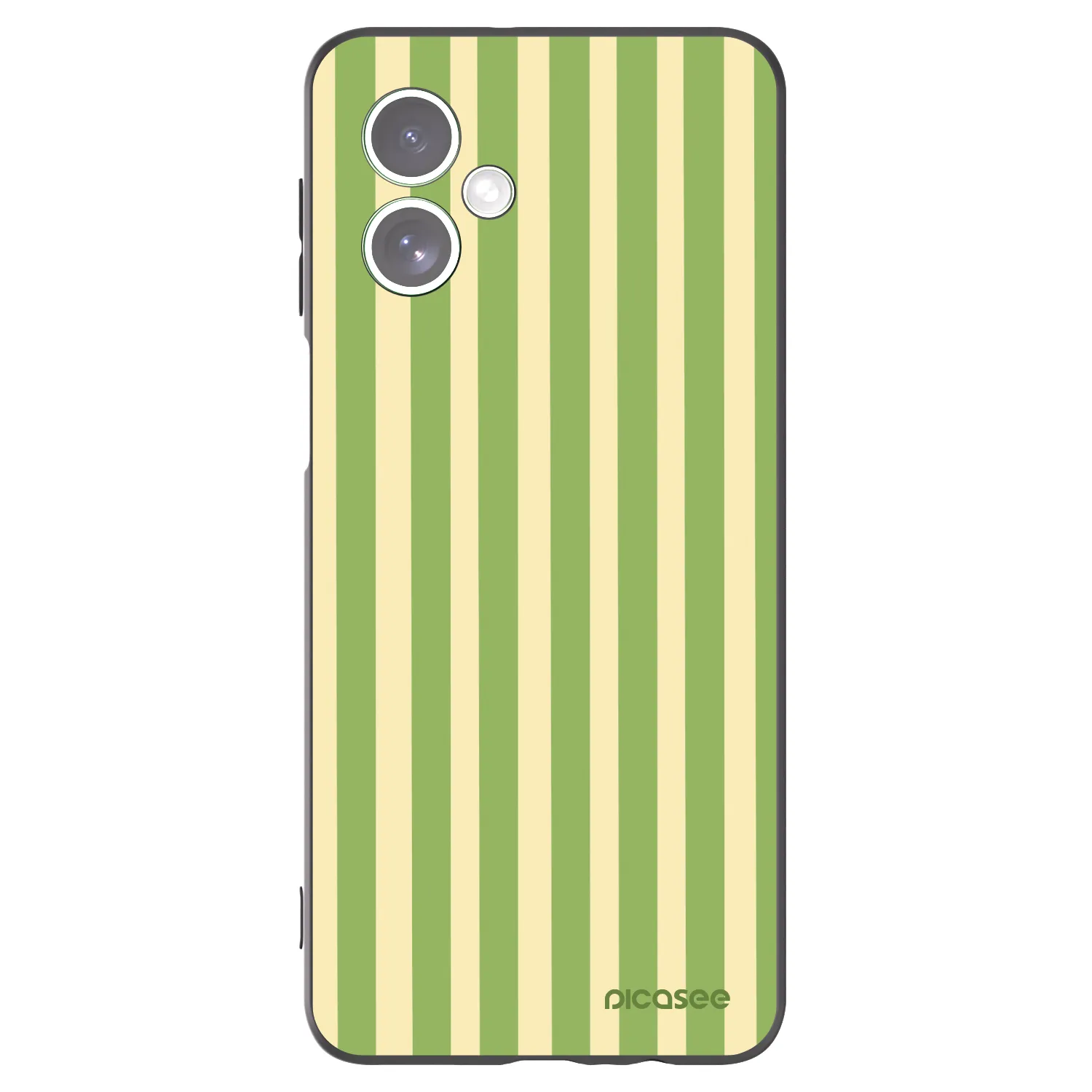 Picasee husă neagră din silicon pentru Motorola Moto G54 5G - Lines Matcha