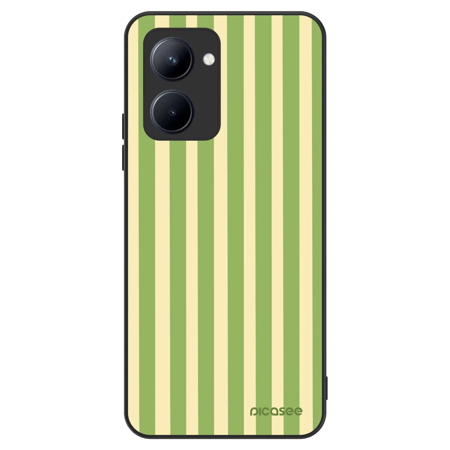 Picasee ULTIMATE CASE pentru Realme C33 (2023) - Lines Matcha