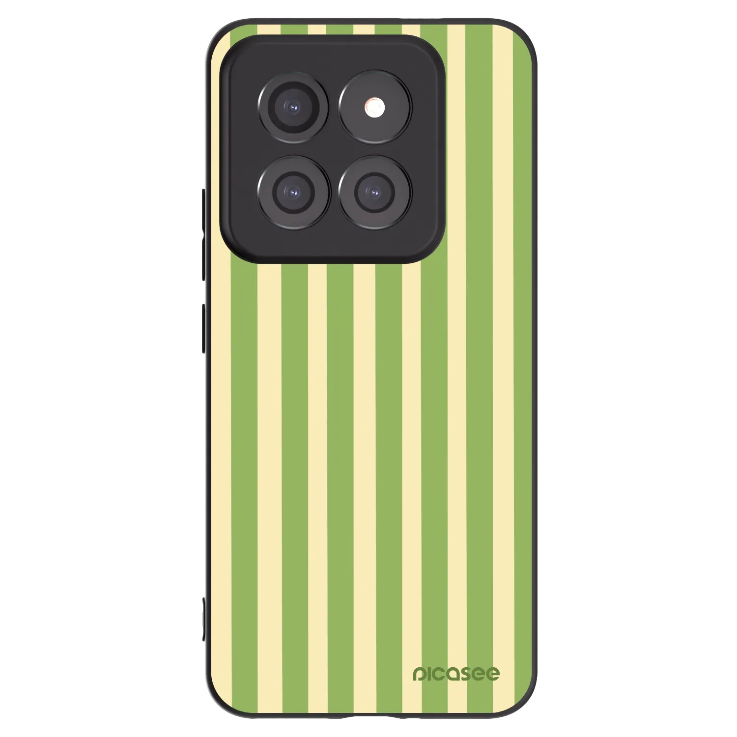 Picasee husă neagră din silicon pentru Xiaomi 14 Pro - Lines Matcha