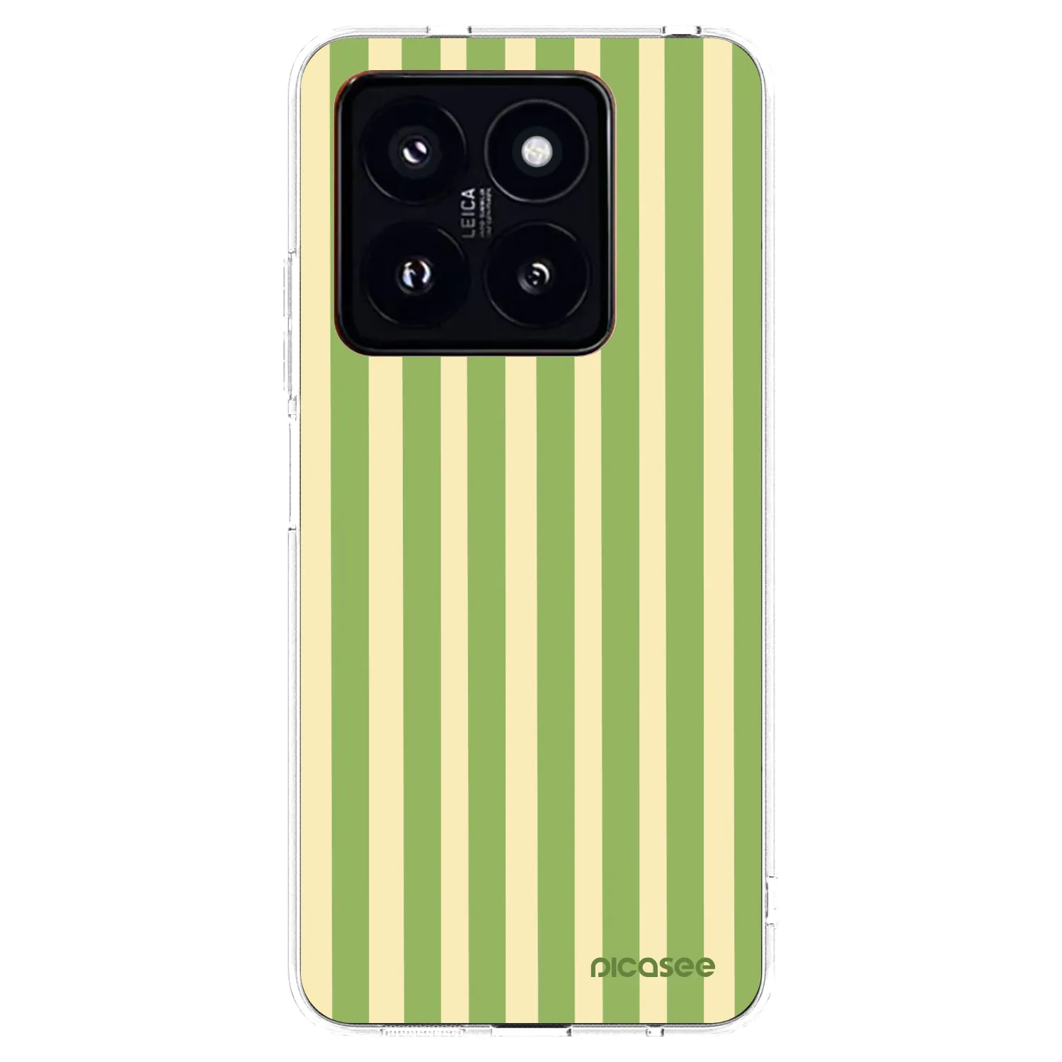 Picasee husă transparentă din silicon pentru Xiaomi 14 Pro - Lines Matcha