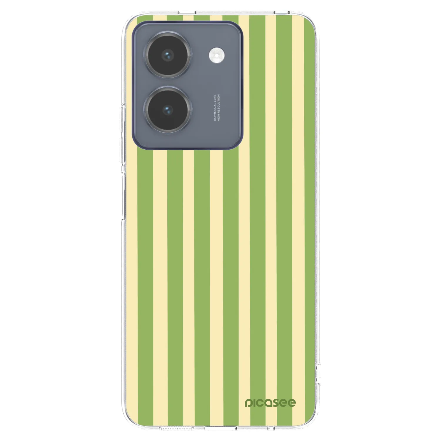 Picasee husă transparentă din silicon pentru Vivo Y36 4G - Lines Matcha