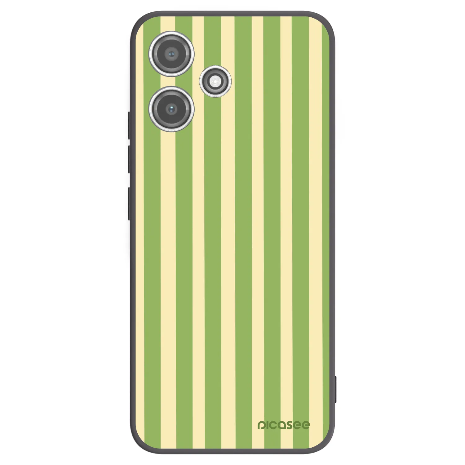 Picasee husă neagră din silicon pentru Xiaomi Redmi 12 5G - Lines Matcha