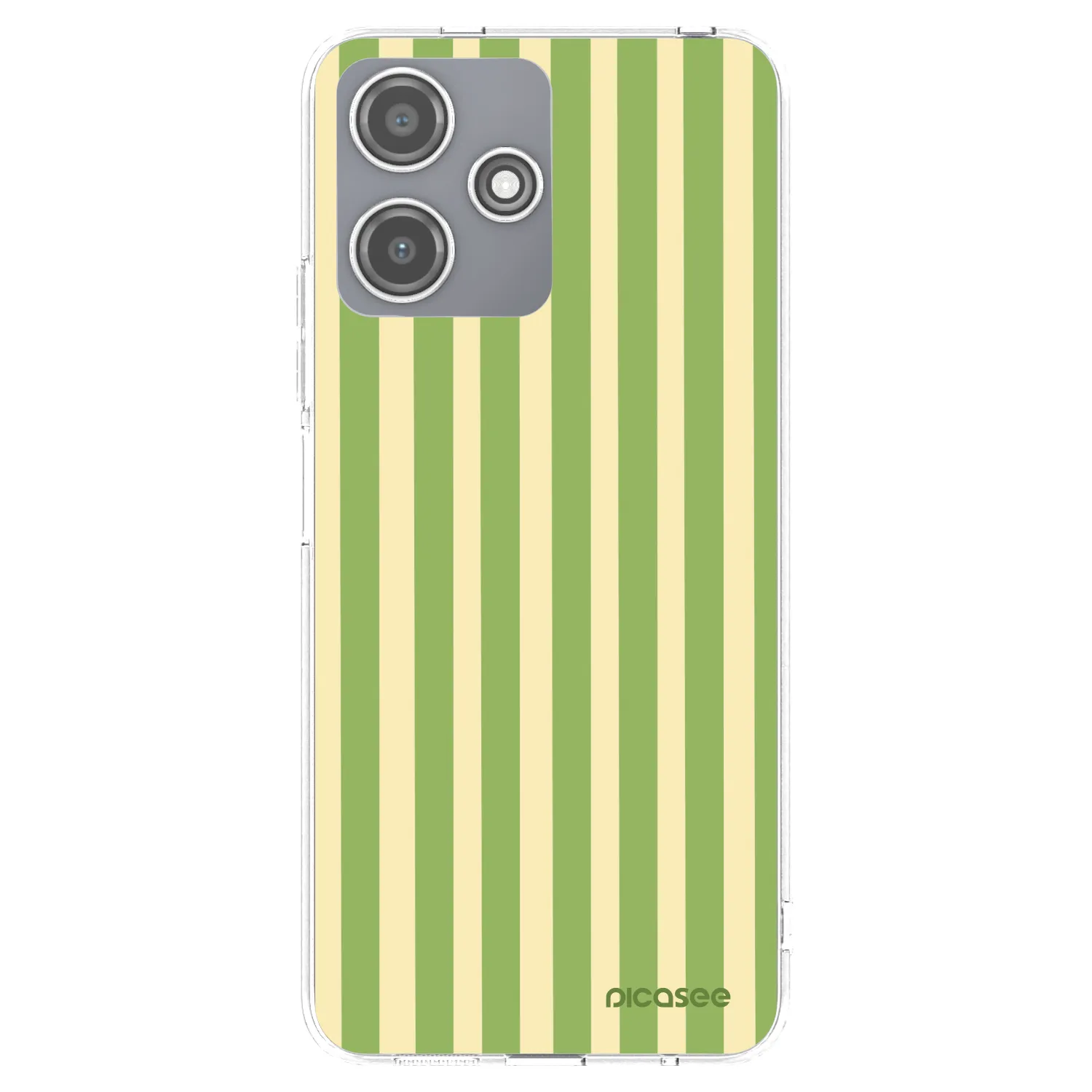 Picasee husă transparentă din silicon pentru Xiaomi Redmi 12 5G - Lines Matcha