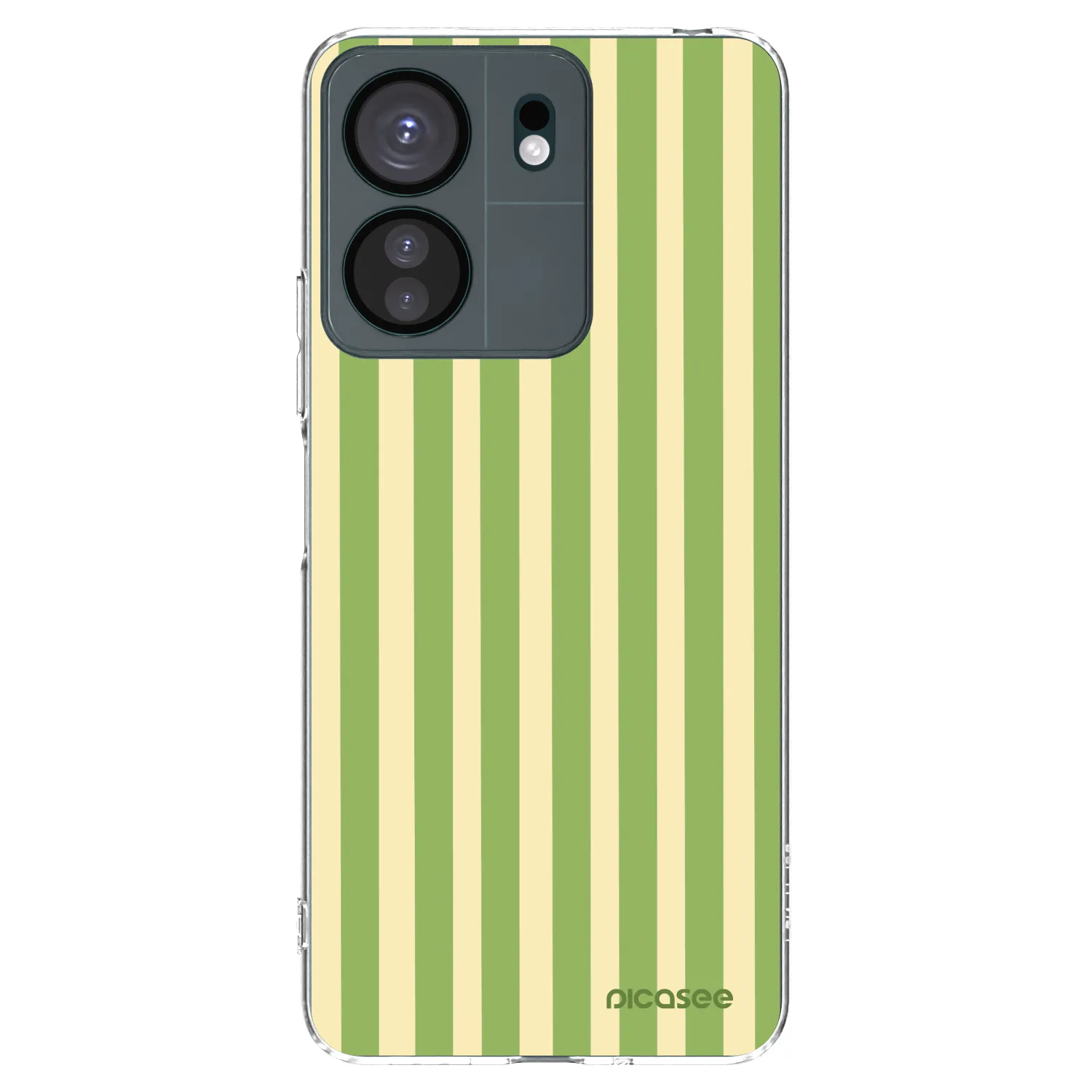 Picasee husă transparentă din silicon pentru Xiaomi Redmi 13C 4G - Lines Matcha