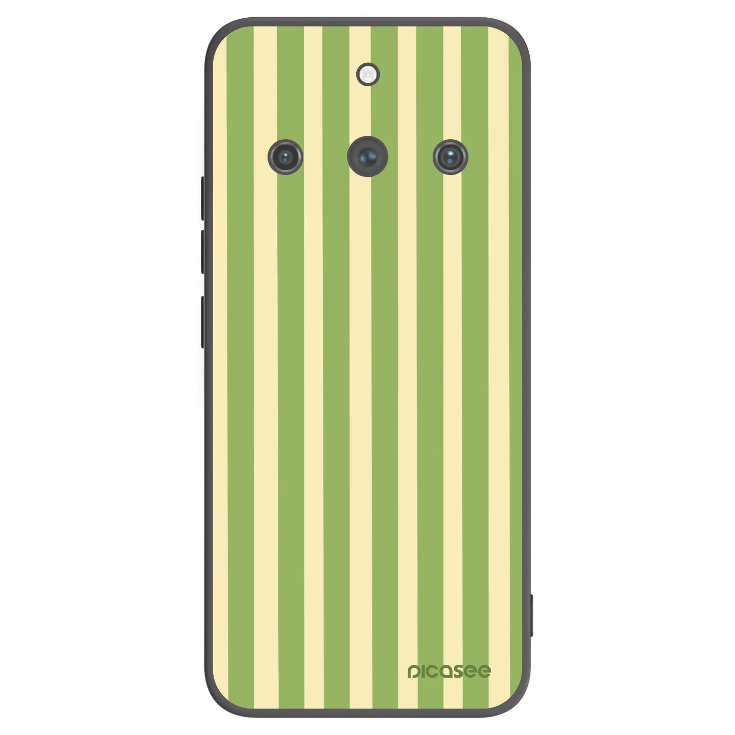 Picasee husă neagră din silicon pentru Realme 11 Pro+ - Lines Matcha