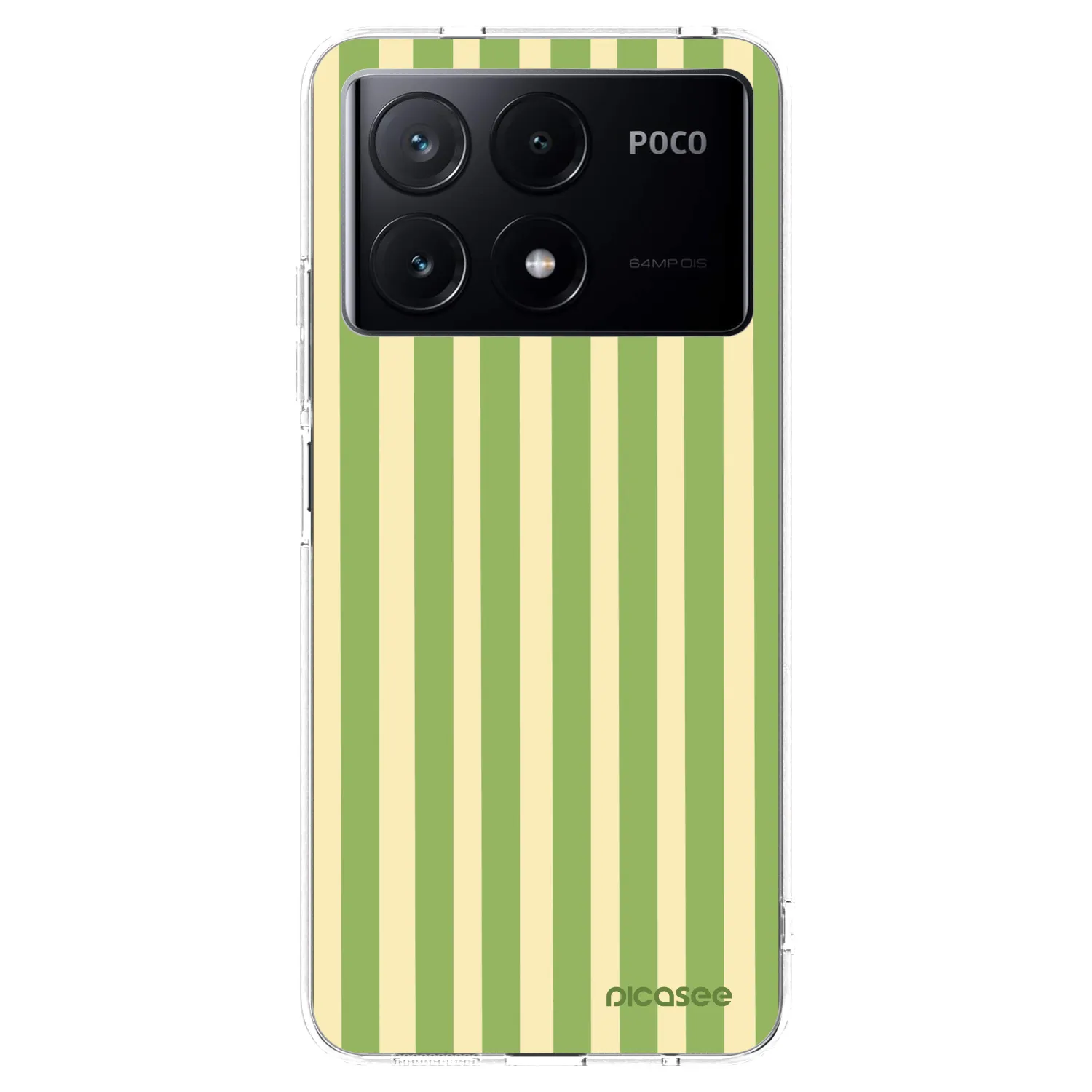 Picasee husă transparentă din silicon pentru Xiaomi Poco X6 Pro - Lines Matcha