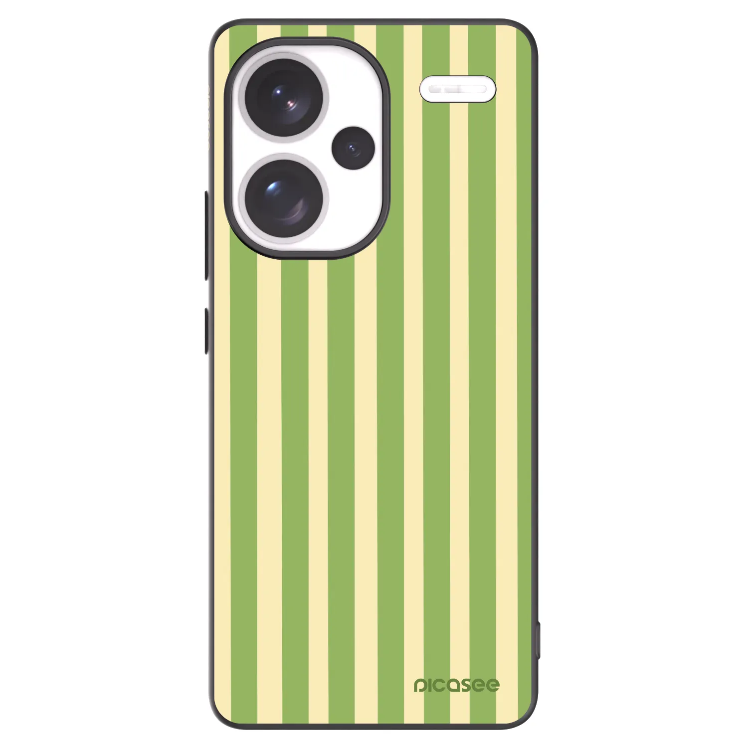 Picasee husă neagră din silicon pentru Xiaomi Redmi Note 13 Pro+ 5G - Lines Matcha