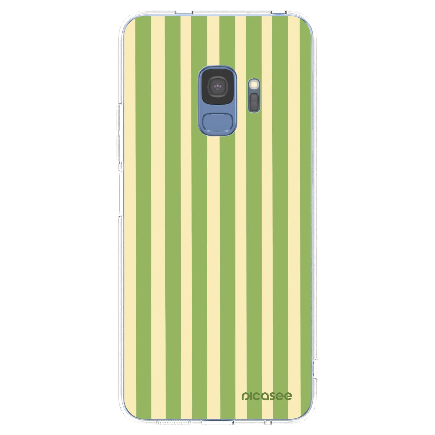 Picasee husă transparentă din silicon pentru Samsung Galaxy S9 G960F - Lines Matcha