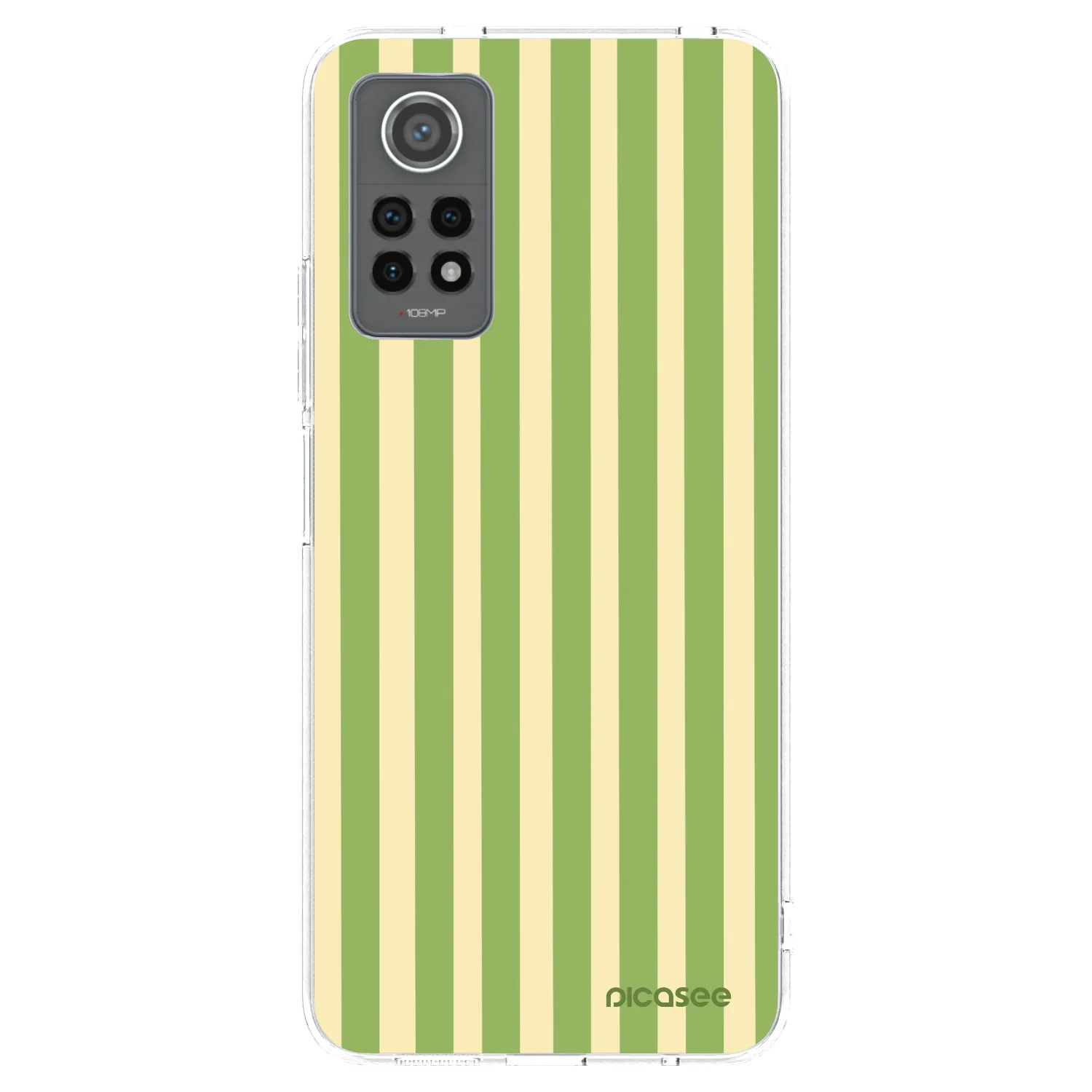 Picasee husă transparentă din silicon pentru Xiaomi Redmi Note 12 Pro 4G - Lines Matcha