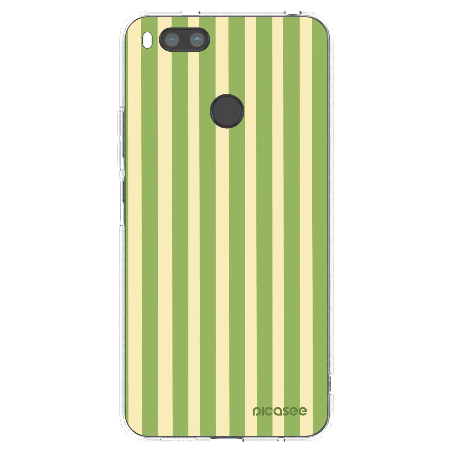 Picasee husă transparentă din silicon pentru Xiaomi Mi A1 Global - Lines Matcha