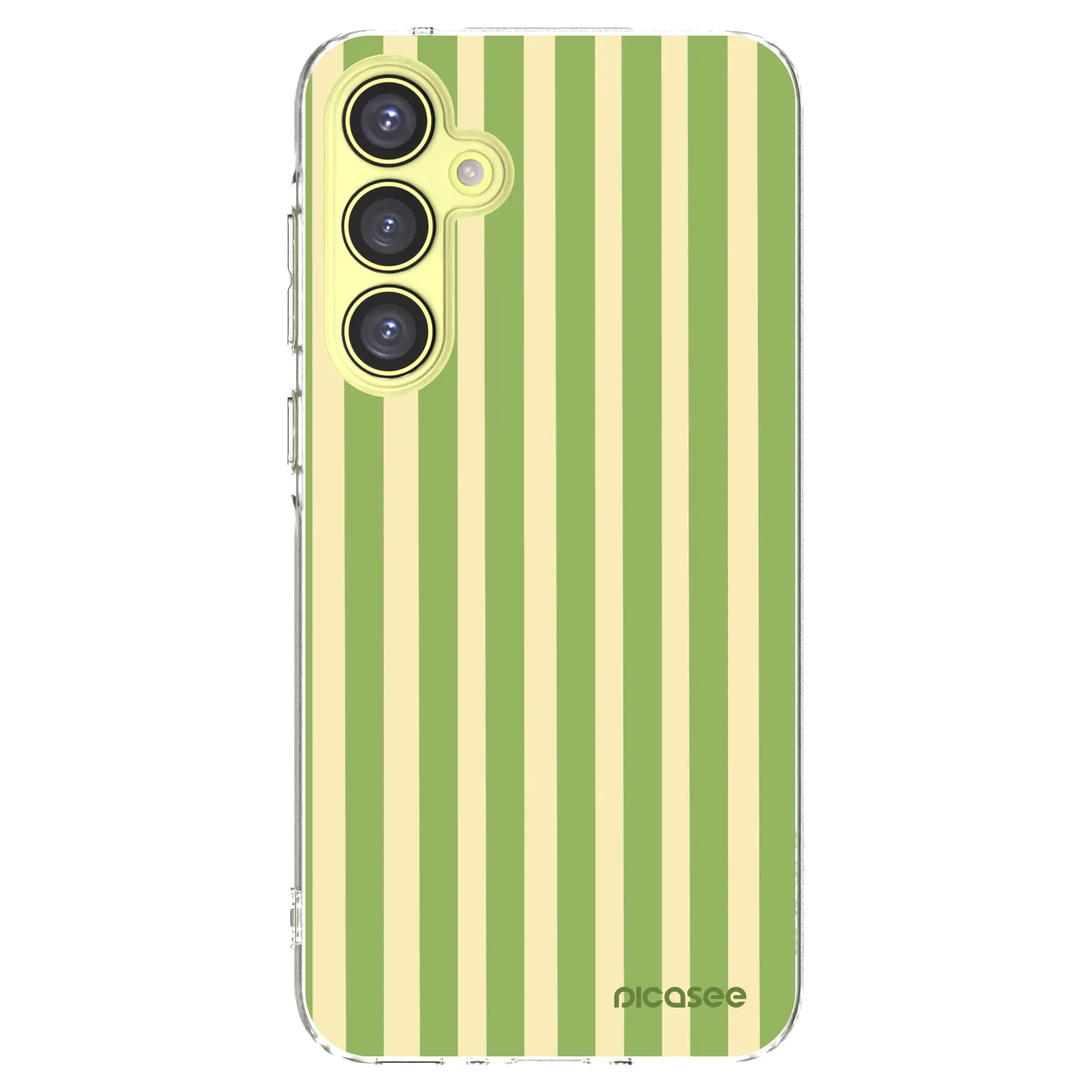 Picasee husă transparentă din silicon pentru Samsung Galaxy A35 5G A356B - Lines Matcha