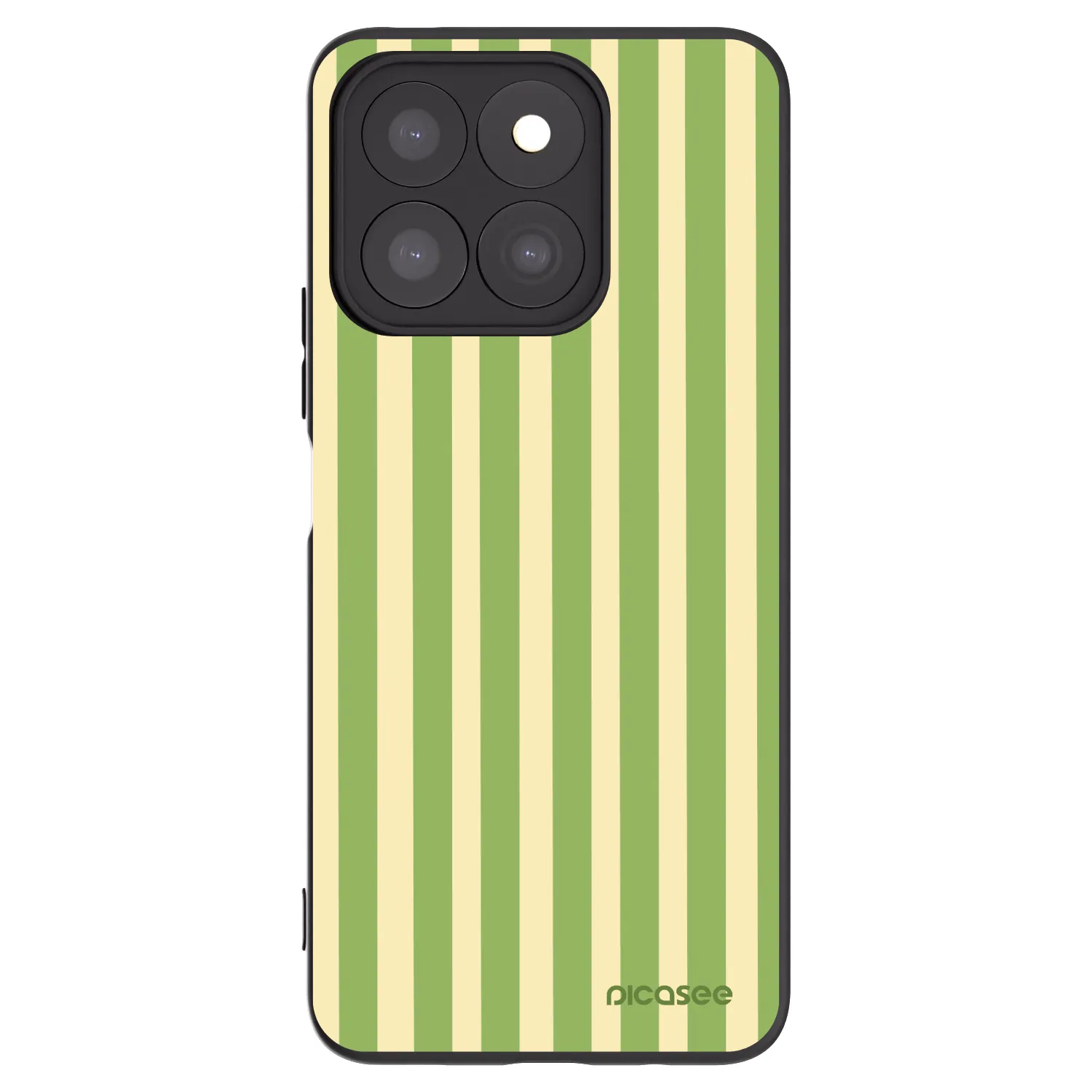 Picasee husă neagră din silicon pentru Honor X8b - Lines Matcha