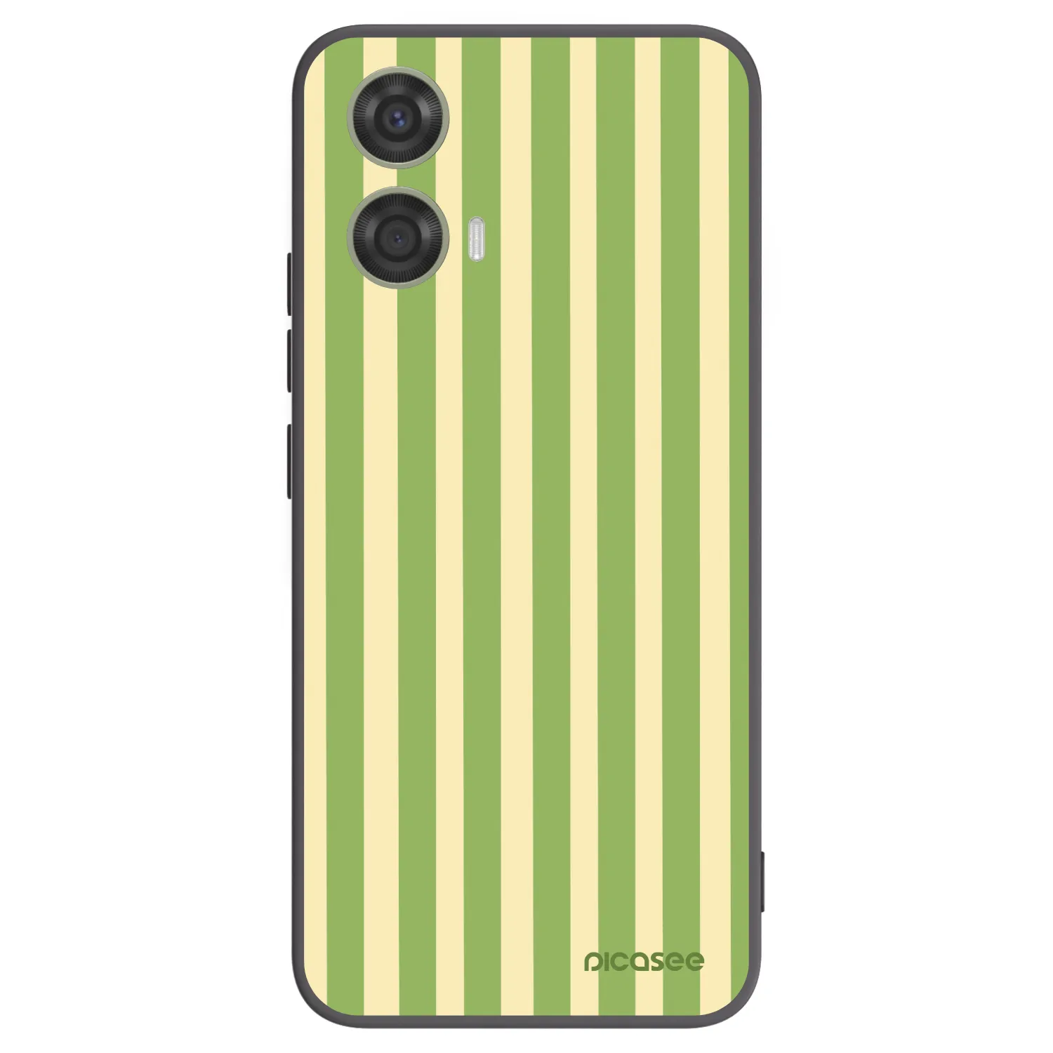 Picasee husă neagră din silicon pentru Motorola Moto G24 - Lines Matcha